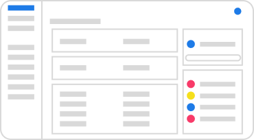 Illustration of a SaaS dashboard